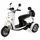 VELECO Elektromobil ZT63 Retro-Stil 650 W 12 km/h weiß