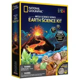 National Geographic Geowissenschaften Megaset Experimentierkasten - 15 Experimente, 10 Materialproben, Kunststoff, ab 8 Jahre