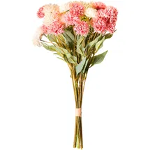 Beliani Künstlicher Blumenstrauß SILVEIRA 60 cm Rosa