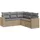 vidaXL Garten-Lounge-Set 5-tlg. beige