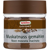 Kotanyi Gourmet Muskatnuss gemahlen | stark würzig, bittersüß und leicht scharf, 400 ml