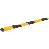 VidaXL Bodenschwelle Gelb / Schwarz 323x32,5x4 cm Gummi