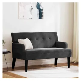vidaXL Sitzbank Chesterfield Schwarz 112 x 65,5 x 75 cm