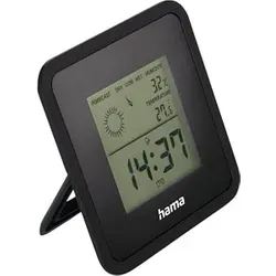 hama Borneo Thermometer schwarz