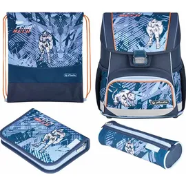 Herlitz Loop Plus 10-tlg. Roboter blau