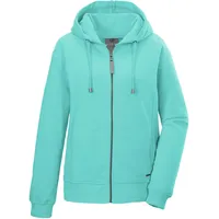 G.I.G.A. DX Damen Sweatjacke mit Kapuze/Kapuzenjacke GS 26 WMN SWT Jckt GOTS, hell Peppermint, 42, 42945-000