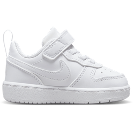 Nike Court Borough Low Recraft (TD) Sneaker, White/White-White, 23.5 EU