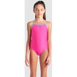 Badeanzug Mädchen Light Drop-Back Einfarbig - Freak Rose-water-water-water - 152