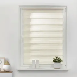 Lichtblick Duo Rollo / Doppelrollo Klemmfix 85 x 150 cm natur