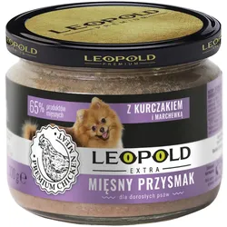 Leopold Huhn und Karotte Fleisch Hundefutter 300g