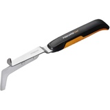 Fiskars Kleiner Fugenkratzer zum Entfernen von Unkraut und Moos, Länge: 33,8 cm, Schwarz/Orange, Hochwertiger Stahl/Glasfaserverstärkter Kunststoff, Xact, 1027045