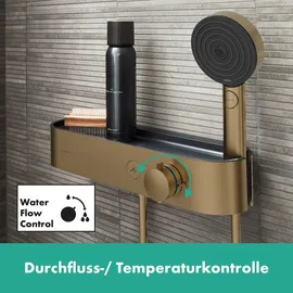 Hansgrohe ShowerTablet Select Duschthermostat 400 Aufputz für 1 Verbraucher Bronze 24360140
