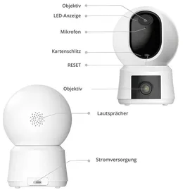 ARENTI P3TT 3 MP WLAN Weiß