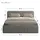 home collective Polsterbett 180 x 200 cm H2 Grau