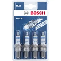 Bosch Automotive WR9DC+ (N21) - Nickel Zündkerzen - 4er Set