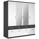 Rauch Drehtürenschrank BREMEN-EXTRA - Weiß