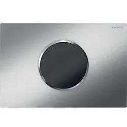 Geberit WC-Steuerung 115908SN6 Batteriebetrieb, 2-Mengen-Spülung, gebürstet