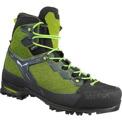 Salewa Wanderschuhe Raven 3 GTX (Alpine-Bergstiefel, wasserdicht) schwarz/grün Herren