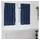 vidaXL Verdunkelungsvorhänge 2 pcs Dunkelblau 140 x 140 cm Samt