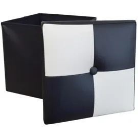 Mobili Rebecca Fusshocker, Schwarz Sitzwürfel