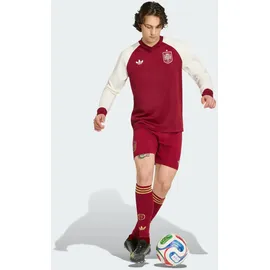 adidas Spanien Auswärtssweatshirt 2026 rot Herren Gr. S