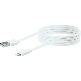 Schwaiger USB-A auf Lightning 2 m Weiß