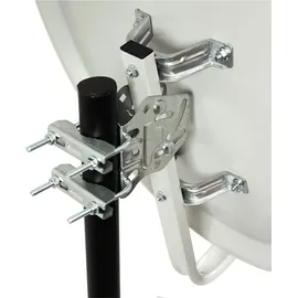 PremiumX Camping Satelliten-Komplettanlage 45cm Satellitenschüssel Single LNB 10m Kabel F-Stecker SAT-Signalfinder