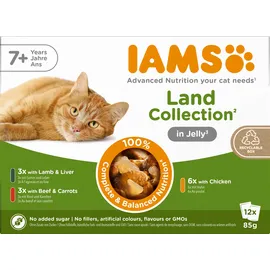 Iams Senior Land Collection in Gelee 12 x 85 g