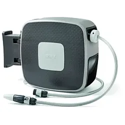 Ewuaqua Wandschlauchbox 72098 35 m, 1/2" gewebeverstärkter Schlauch, automatisch