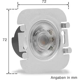 Longlife LED LED Treppenleuchte 1 eckig weiß/Aluminium