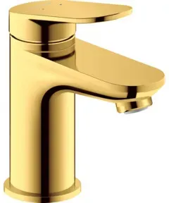 Duravit Waschtisch-Einhebelmischer S Wave Ausl. 95mm, o. Zugst.Abl.Gar., gol pol.