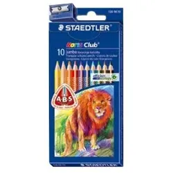 STAEDTLER Noris Club Jumbo - Farbstift - verschiedene Farben - 4 mm (Packung mit