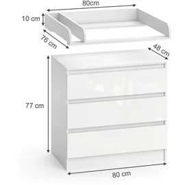 Vicco Emma, mit 3 Schubladen