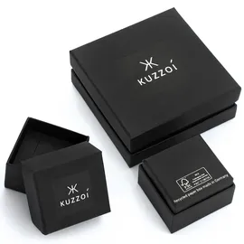 KUZZOI Armband 925 Silber Twisted in Gold | Gr.: 23 cm