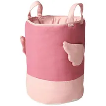 nordic coast company Spielzeugkorb, Rosa, Textil, 30x30 cm, Spielzeug, Kuscheltiere