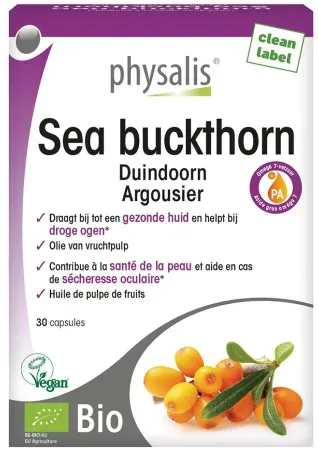 Physalis Sanddorn Nahrungsergänzungsmittel 30 Kapseln