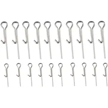 Savage Gear Stinger Spikes Set (20 Stück) - Haken für Zusatzdrillinge, Angsthaken & Stinger für Gummifische & Gummiköder