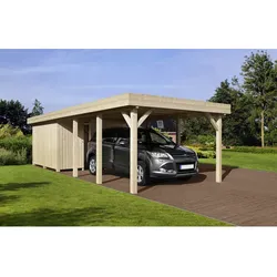 Geräteraum »Potsdam XL«, BxT: 316 x 356 cm, geeignet für: Carport - beige
