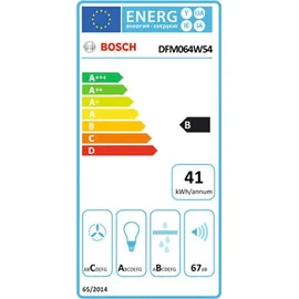 Bosch DFM064W54 Flachschirmhaube 60 cm silbermetallic
