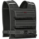 sportnow Gewichtsweste 20kg mit Reflektierenden Streifen Laufweste