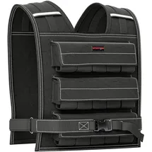 sportnow Gewichtsweste 20kg mit Reflektierenden Streifen Laufweste