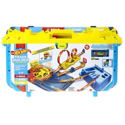 Mattel GVG11 - Hot Wheels - Track Builder Unlimited - Schnellstarter-Box mit einem Fahrzeug