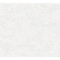 A.S. Création Strukturtapete Simply White 53 cm x 10 m 330345 weiß
