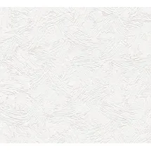 A.S. Création Strukturtapete Simply White 53 cm x 10 m 330345 weiß