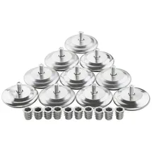 SOTech 10er Set Verstellfüße MOBILIA 50 mm M8x15 inkl. Einschraubmuffen