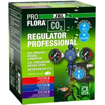 JBL Proflora CO2 Regulator Professional + 2 Anzeigen & Magnetventil für