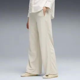 Puma HER Comfort High-Waist Wide Leg Hose Alpine Snow L