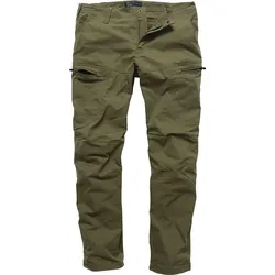 Vintage Industries Kenny, Textilhose - Oliv - W33