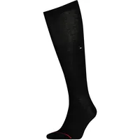 Tommy Hilfiger Tailored Mercerized Kniestrümpfe Herren 200) - Schwarz