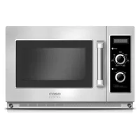 CASO Design Caso C1800M Gewerbe-Mikrowelle mit Keramikboden, 1800 Watt,